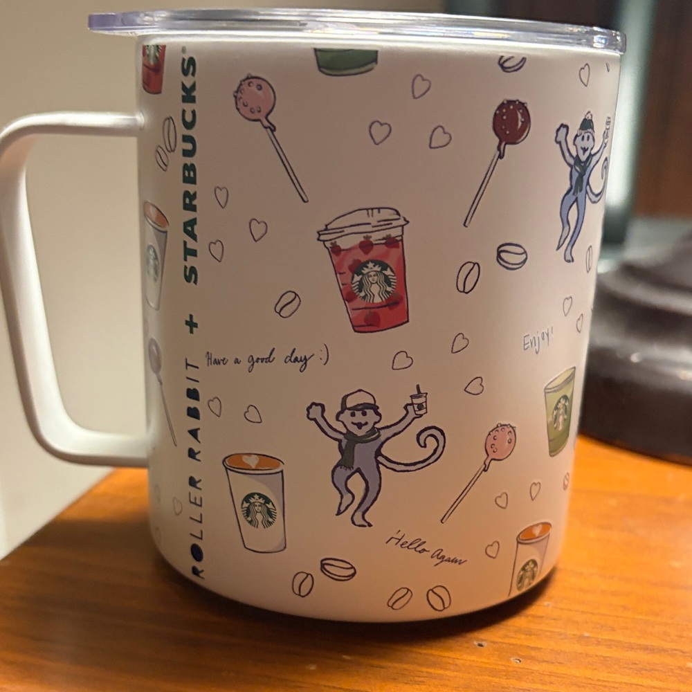 New - Starbucks x Roller Rabbit travel mug